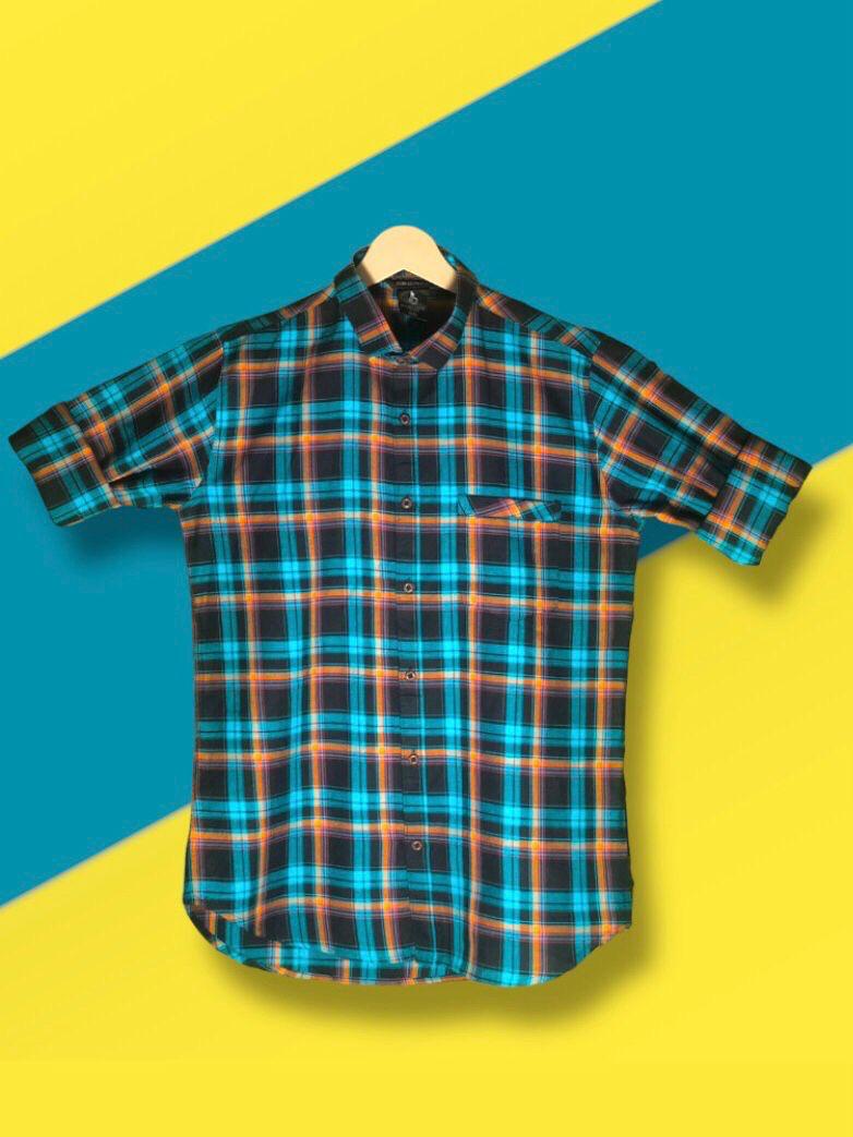 Men’s Premium Cotton Checks Shirt | Teal & Beige Checks (Copy) (Copy) (Copy) (Copy) (Copy)