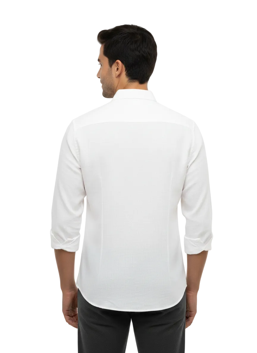White Linen Shirt - L230
