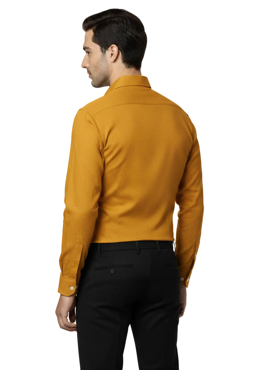 Gold Pure Cotton Shirt- A309
