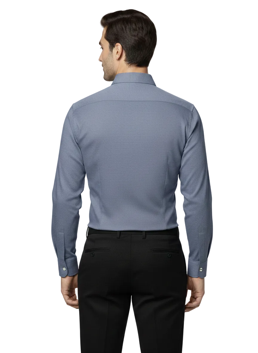 Grey Pure Cotton Shirt - A311