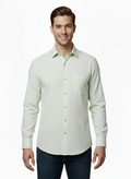 Light Green Cotton Shirt - A312