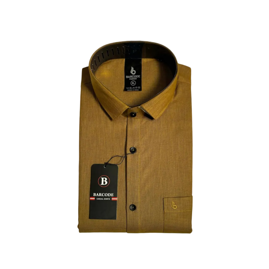 Khaki Linen Shirt - L250