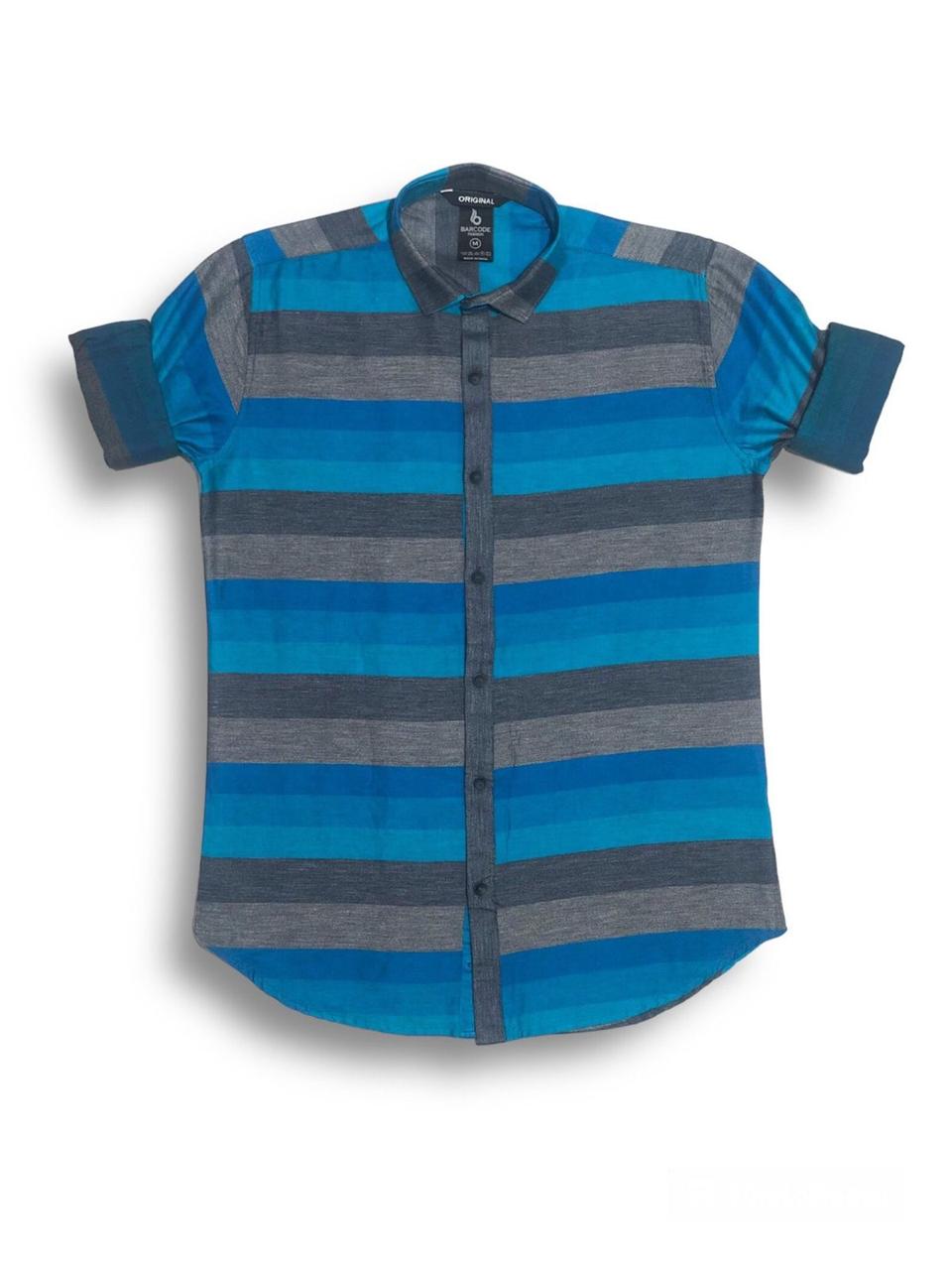 Blue Horizontal Stripes H218