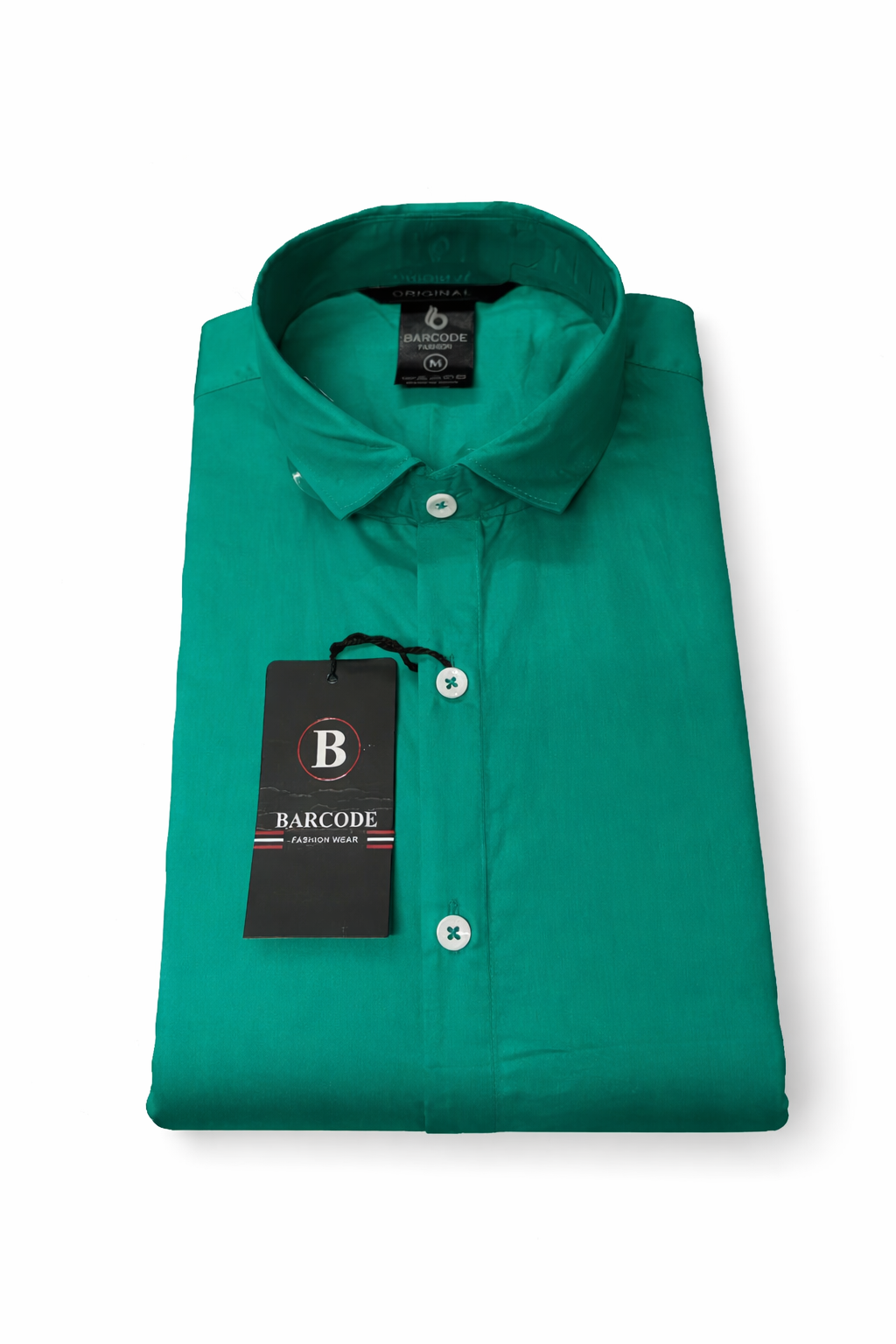 Green Fine Cotton Shirt - F168