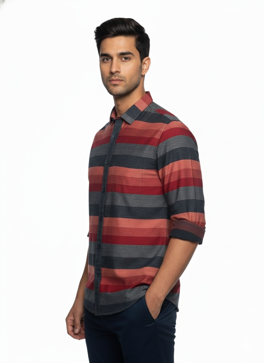 Red Horizontal Stripes H220