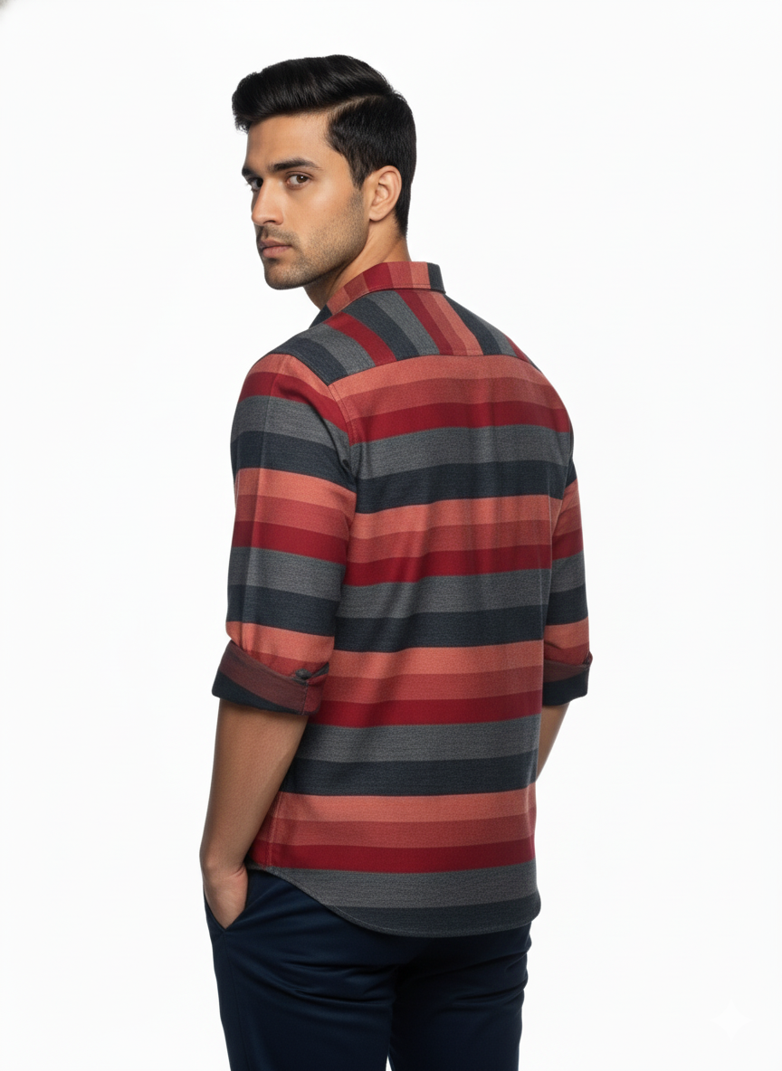 Red Horizontal Stripes H220