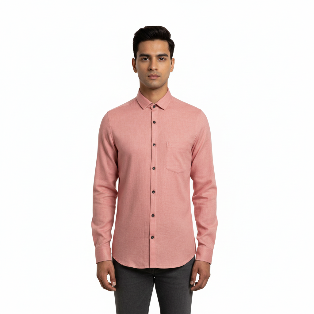 Pink Linen Shirt - L240